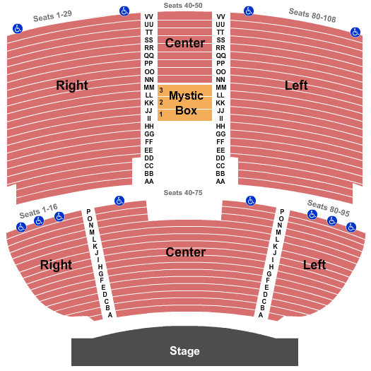 Mystic Lake Showroom Jeff Dunham Seating Chart